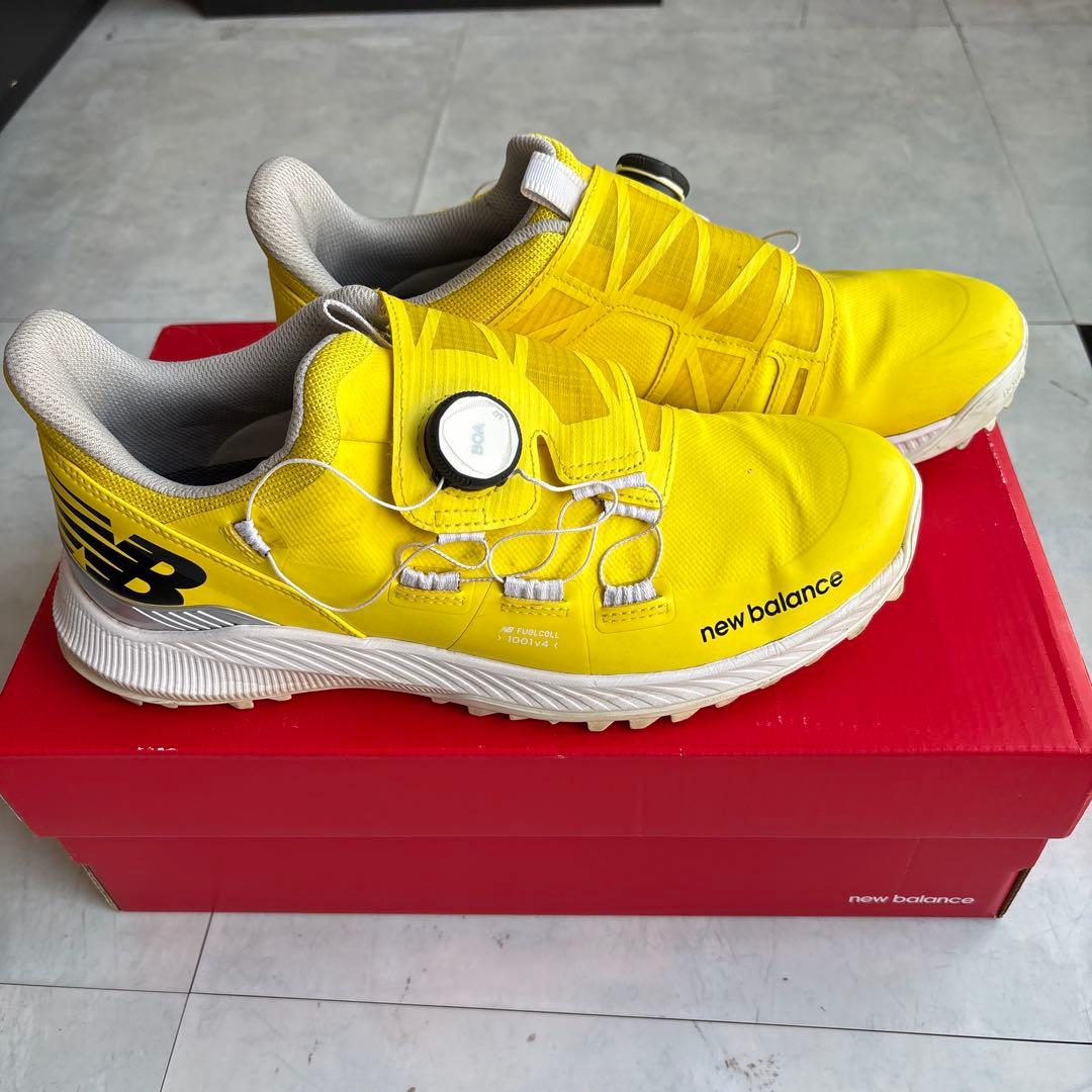 New Balance FuelCell ゴルフシューズ イエロー