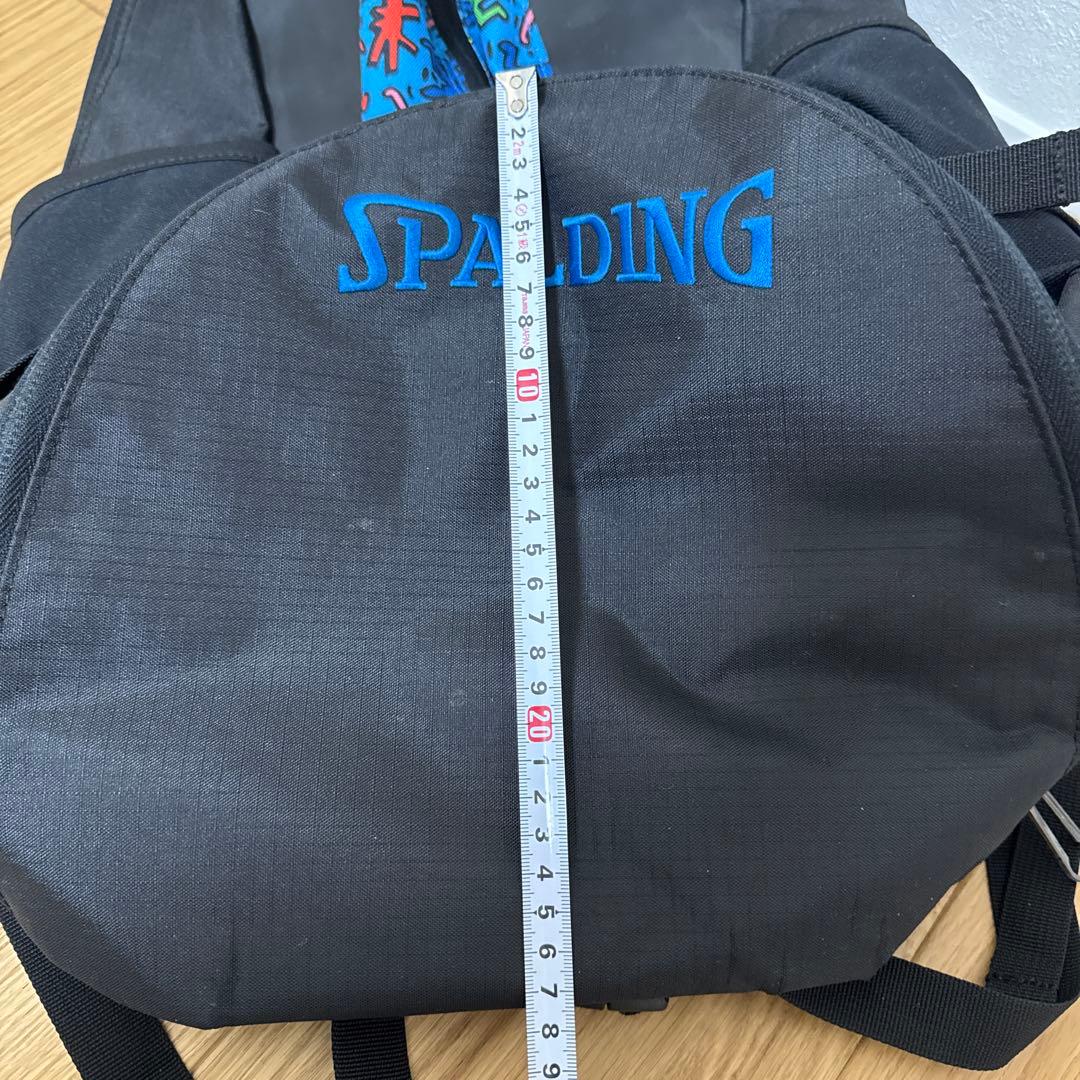 SPALDING★バスケットボール　リュック　バッグ　黒/青