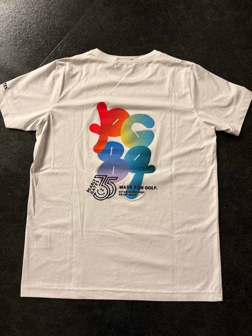 PEARLY GATES バックプリントTシャツ