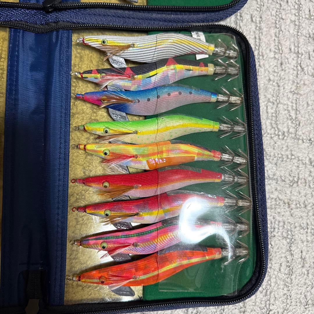 【中古品】ヨーヅリ アオリーQ 3.5号まとめて36個ケース付き