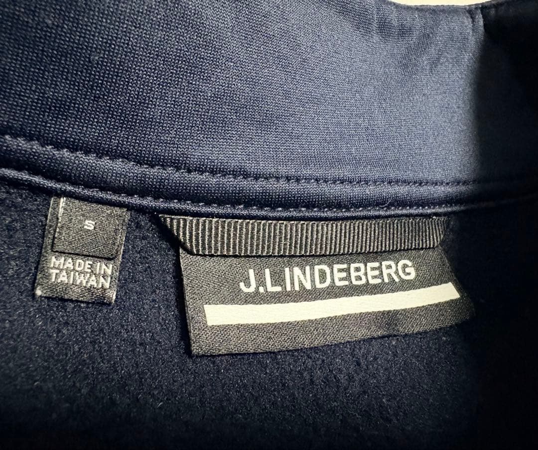 J.LINDEBERG ネイビー フリースジャケット 海外サイズＳ
