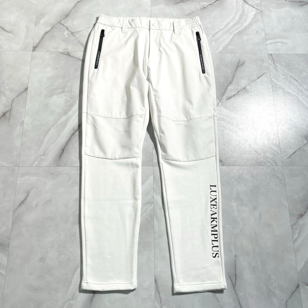 A18918 極美品 LUXEAKMPLUS ウィンドプルーフパンツ 白 L
