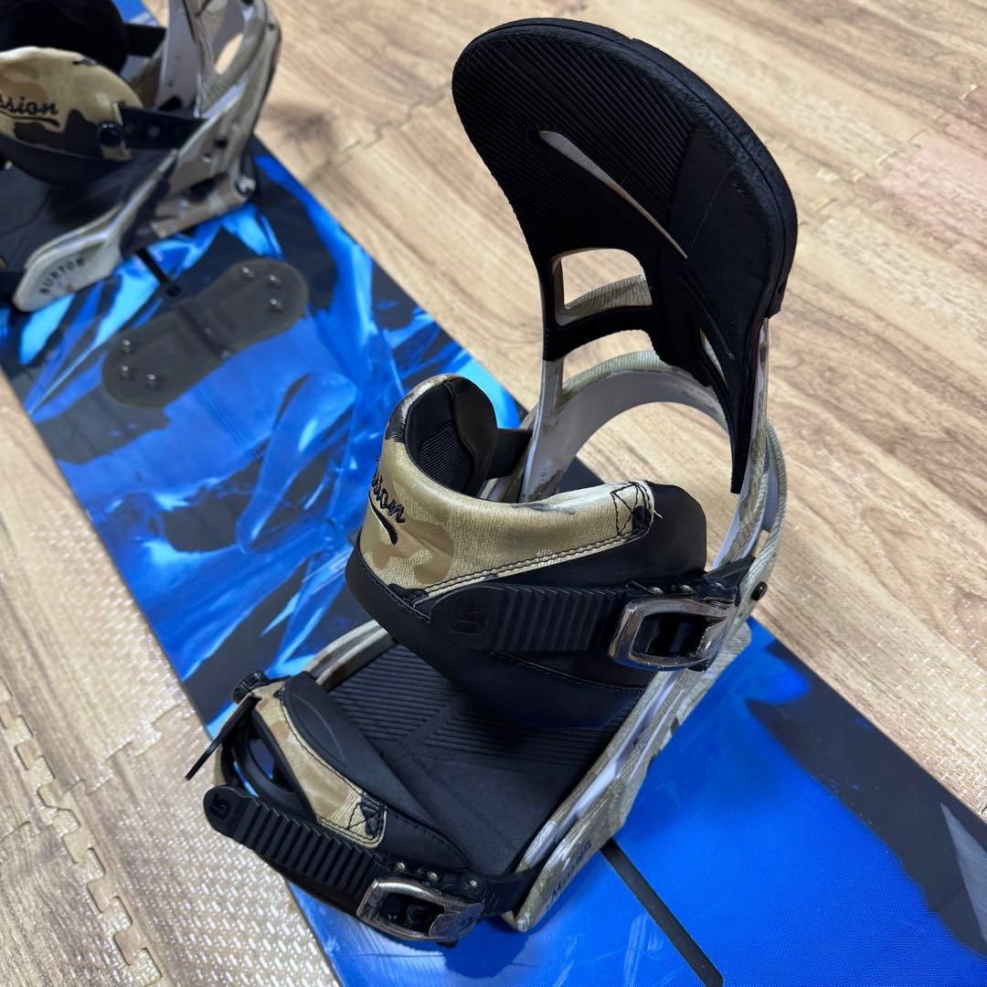 2点セット BURTON CLASH 151cm ビンディング グラトリ 初心者