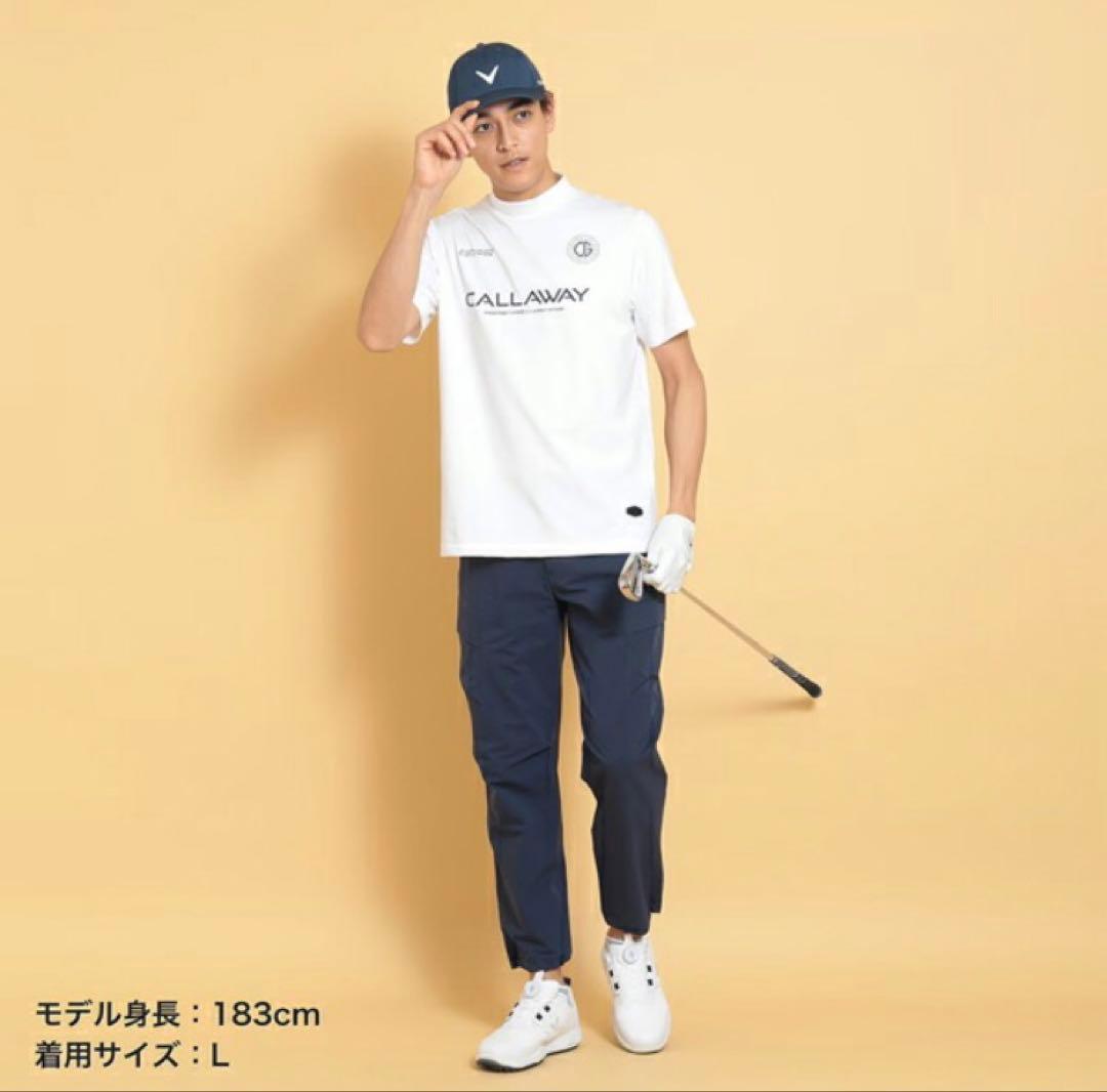 【新品】キャロウェイ／ハイネック／モックネック／半袖／3L