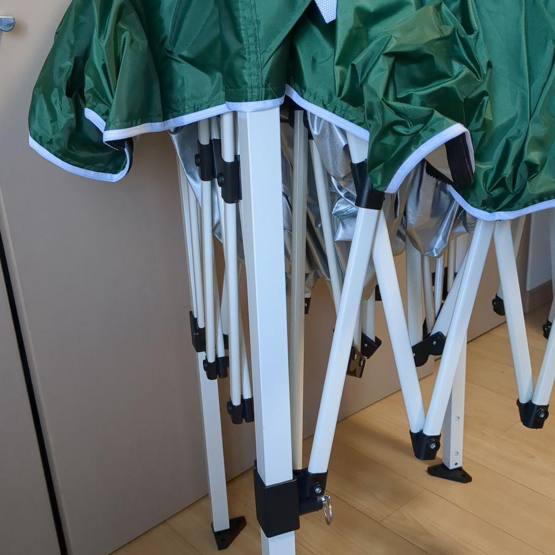 ワンタッチ 折り畳み タープ テント 2面シート 2m × 2m