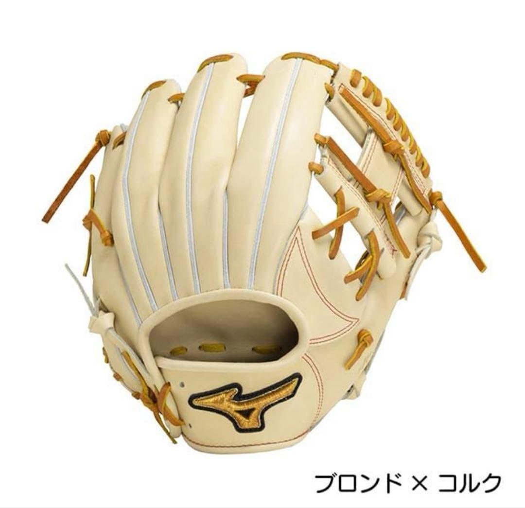 【美品】ミズノプロ クラシック 2024年モデル 軟式グラブ ブロンド 坂本型