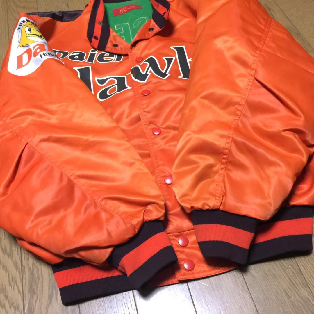 希少 福岡ダイエーホークス ローリングス 三宅一生 鷹ジャン スタジャン L