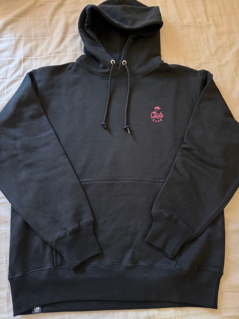 ど*ん様 CLUBHAUS NeonWedgehog Hoodie Pink L