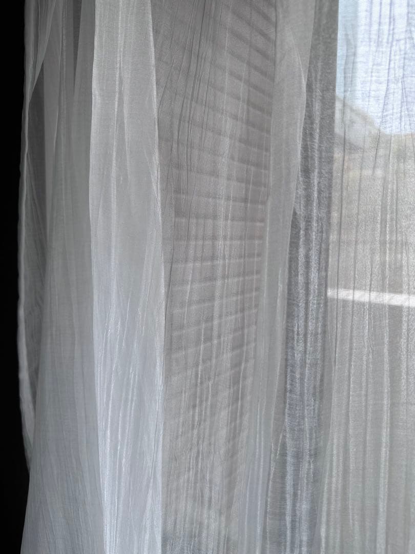 スミノエ　ホワイト オーダー　レースカーテン　美品　725cm x 150cm