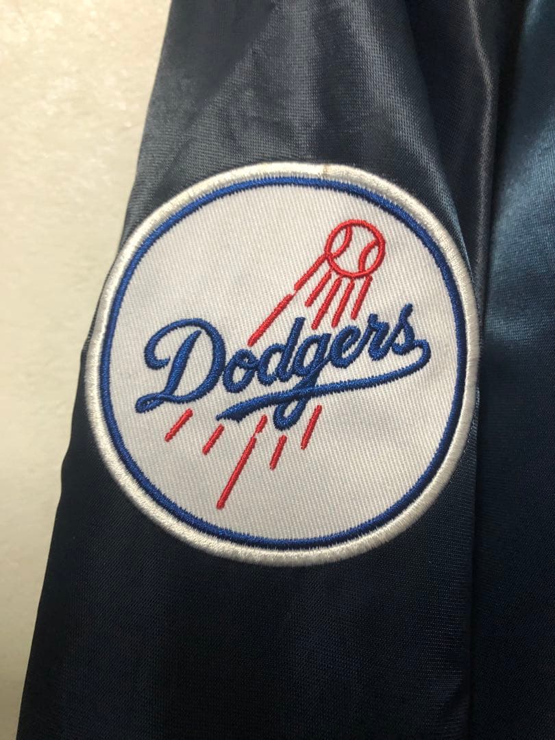 ドジャース スタジャン Fanatics L 濃紺 中綿ジャケット MLB