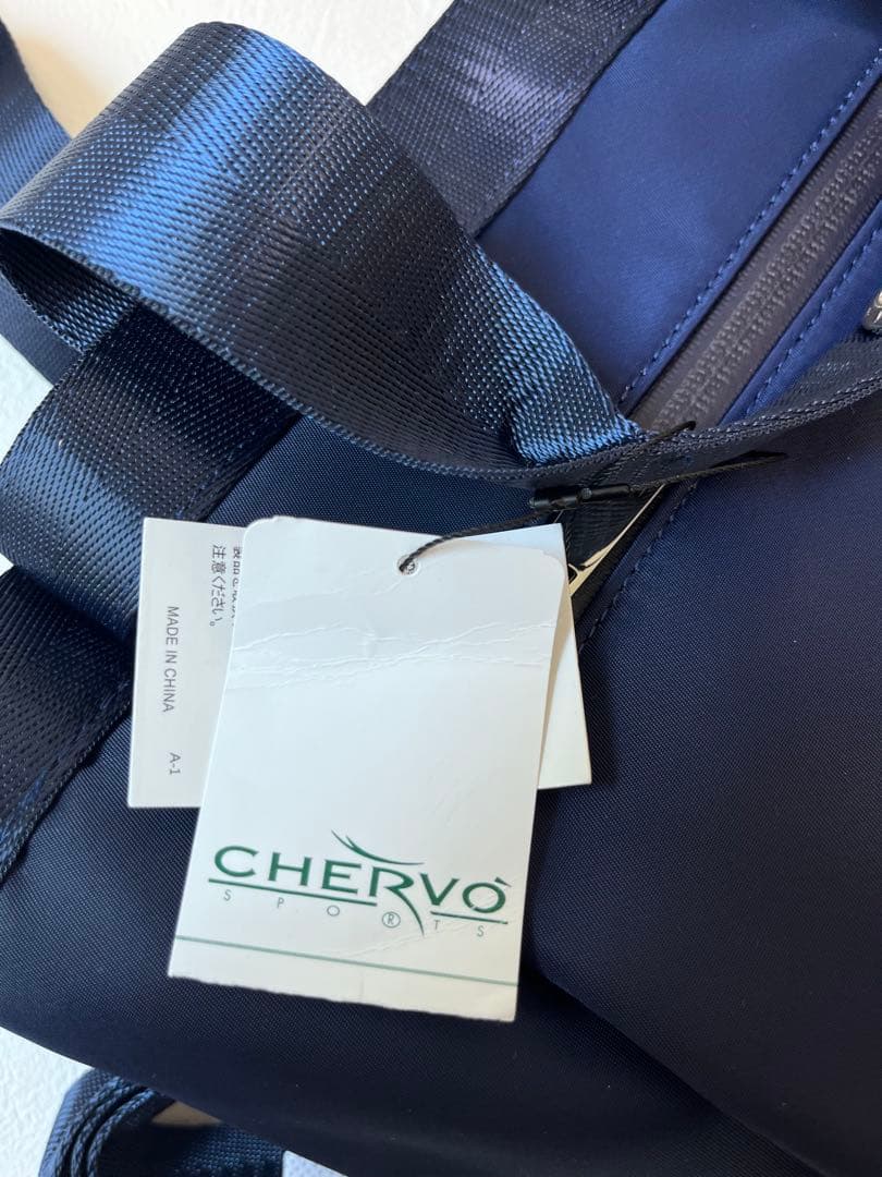 【未使用】CHERVO ネイビー トートバッグ