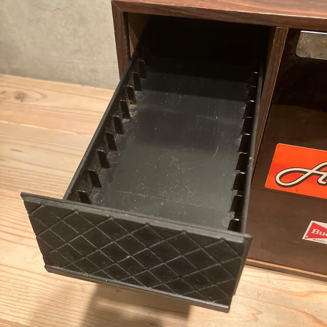 希少！！　バドワイザー　カセットテープ＆LPレコード　ケース　昭和レトロ　収納