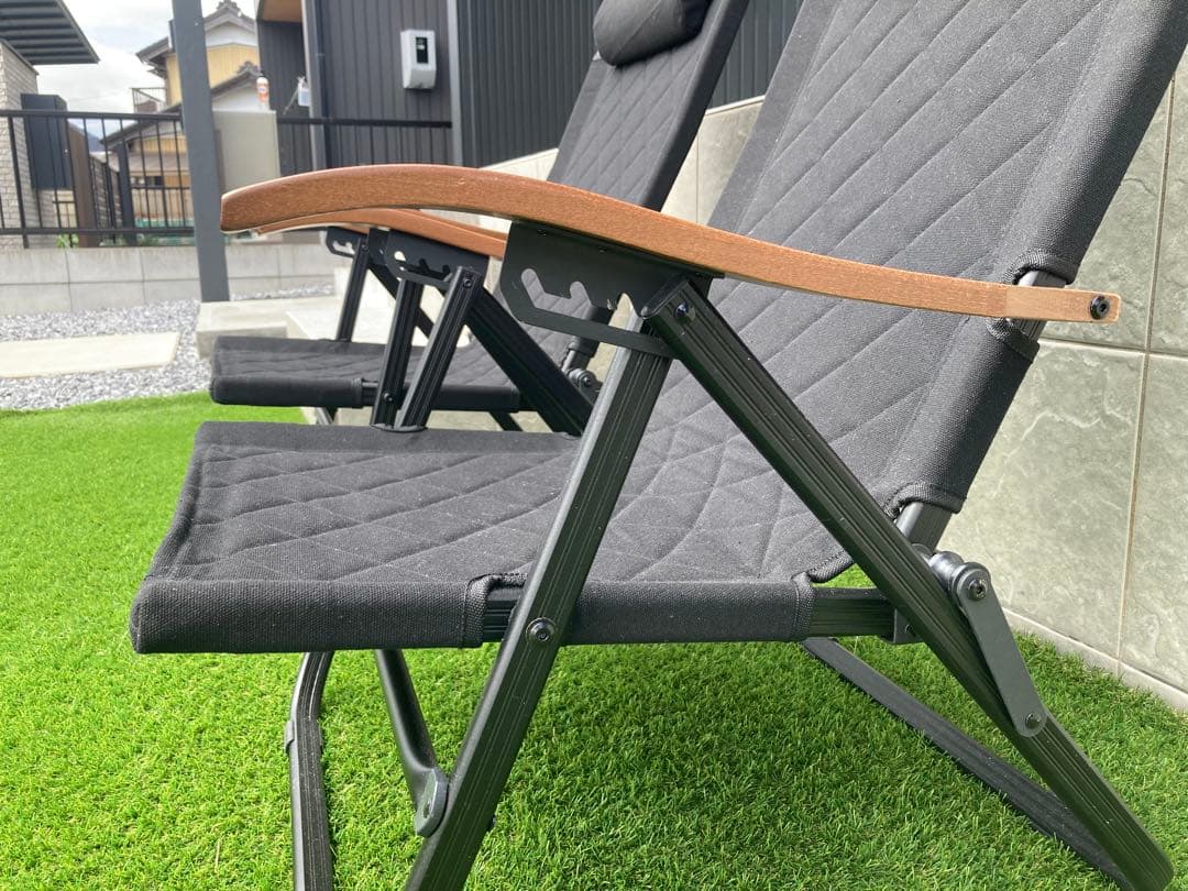CLIMAX LOW CHAIR 2 ST ブラック　2個セット