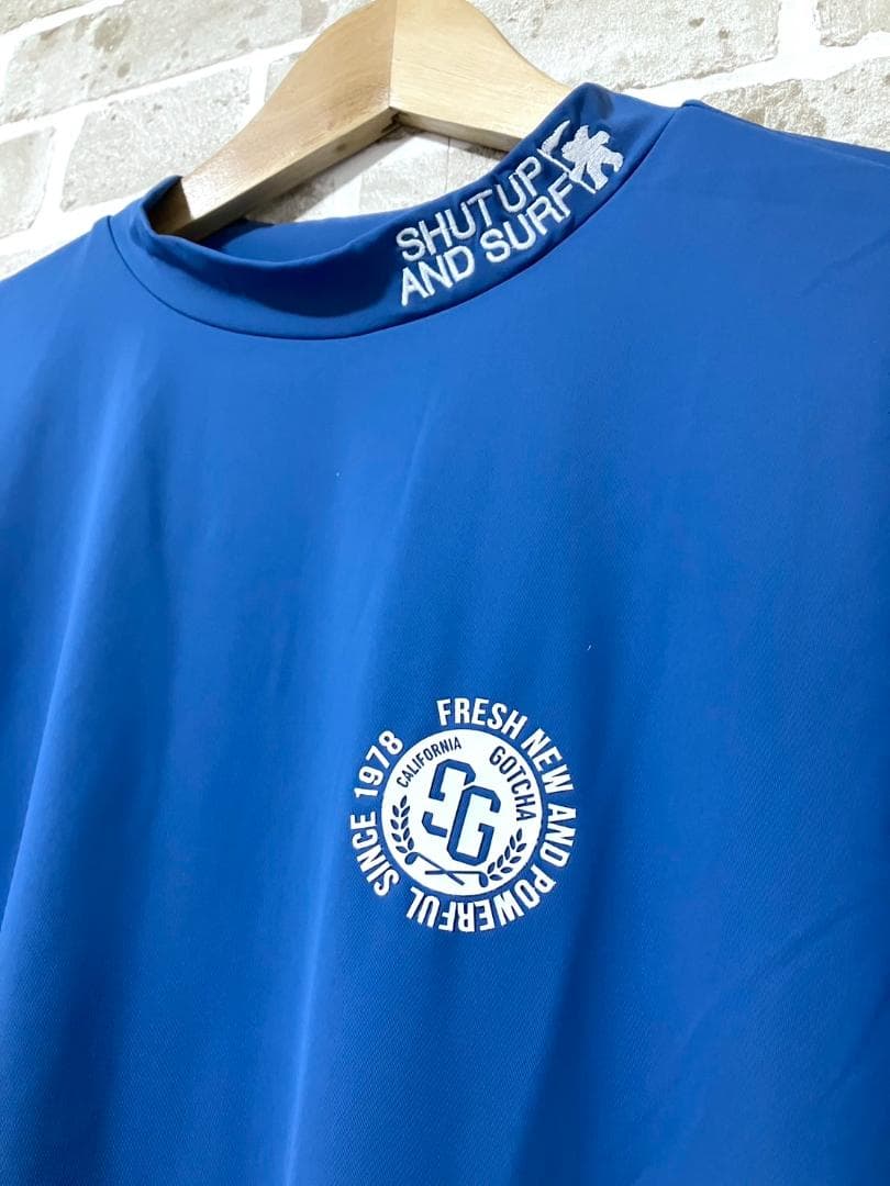 【早い者勝ち‼️】新品 ガッチャゴルフ メンズ 長袖モックネック XL ブルー