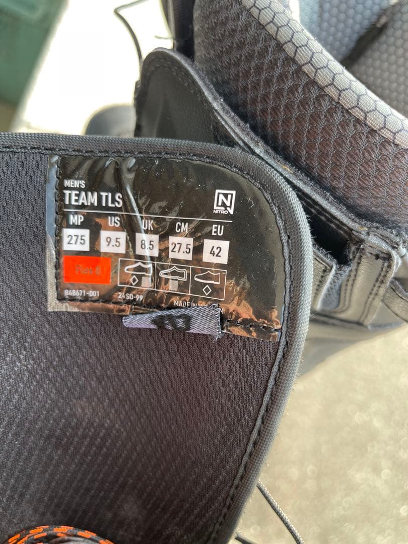 【定価7.1万】Nitro Team TLS 24-25 (美品) 27.5cm