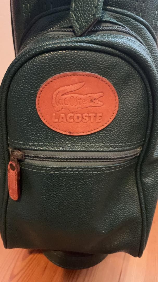 値段交渉歓迎【値下げ！希少】 LACOSTE ラコステ キャディバック ゴルフ
