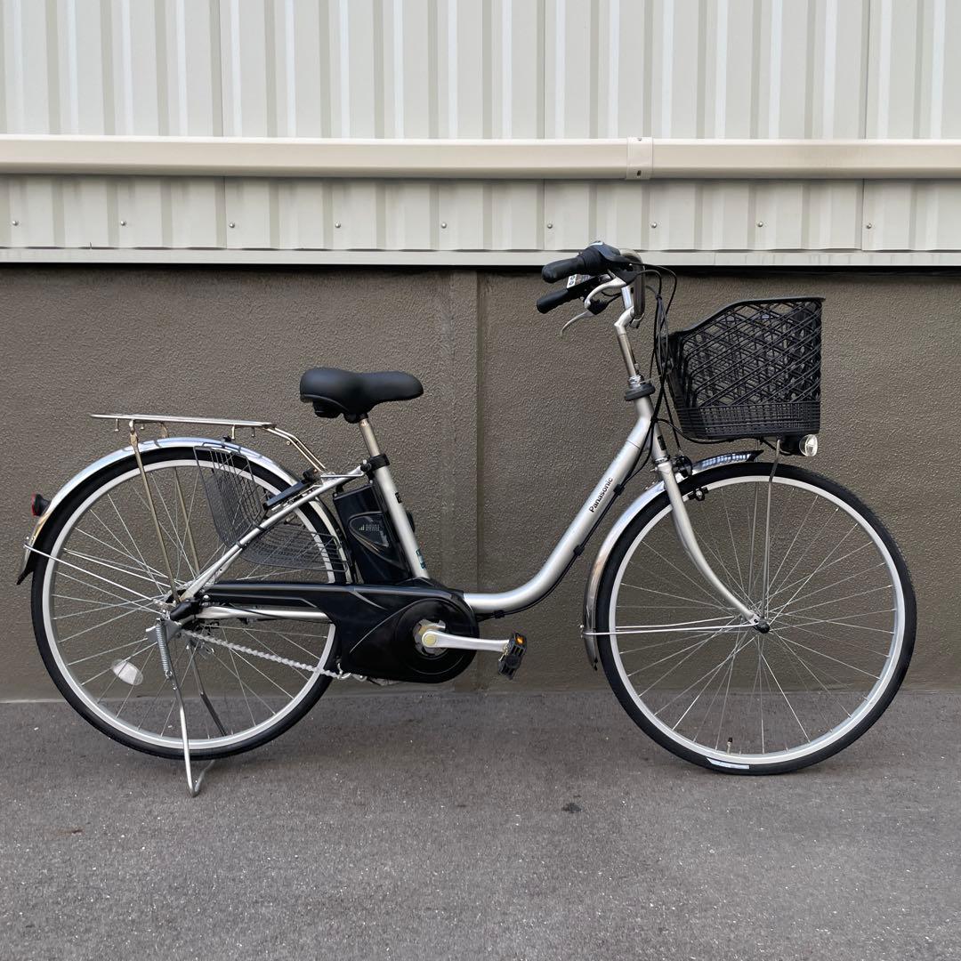 パナソニック電動アシスト自転車26インチ シルバー
