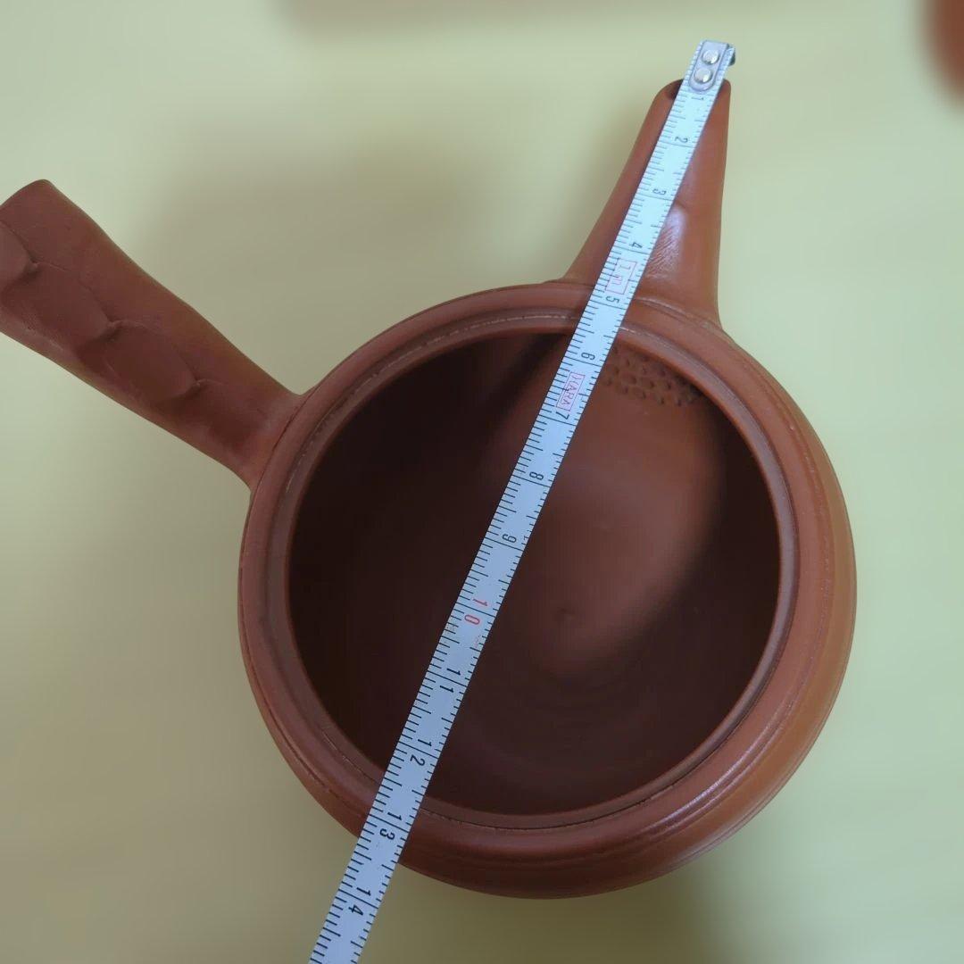 急須　茶道具　石水作　ササメ　細