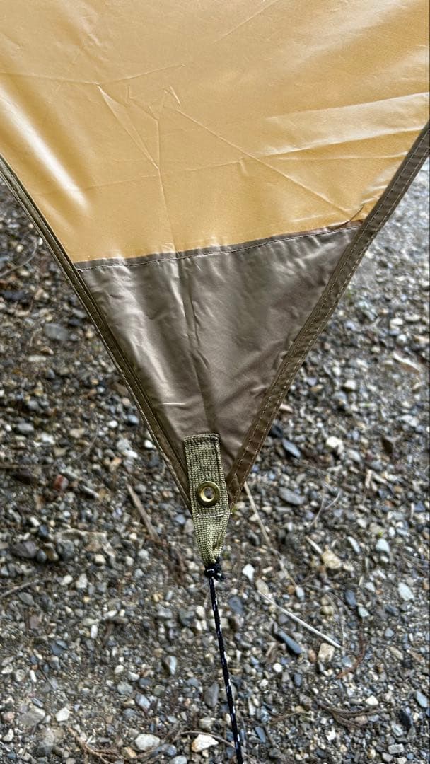 美品　QUICKCAMP ベージュ タープ・シェード