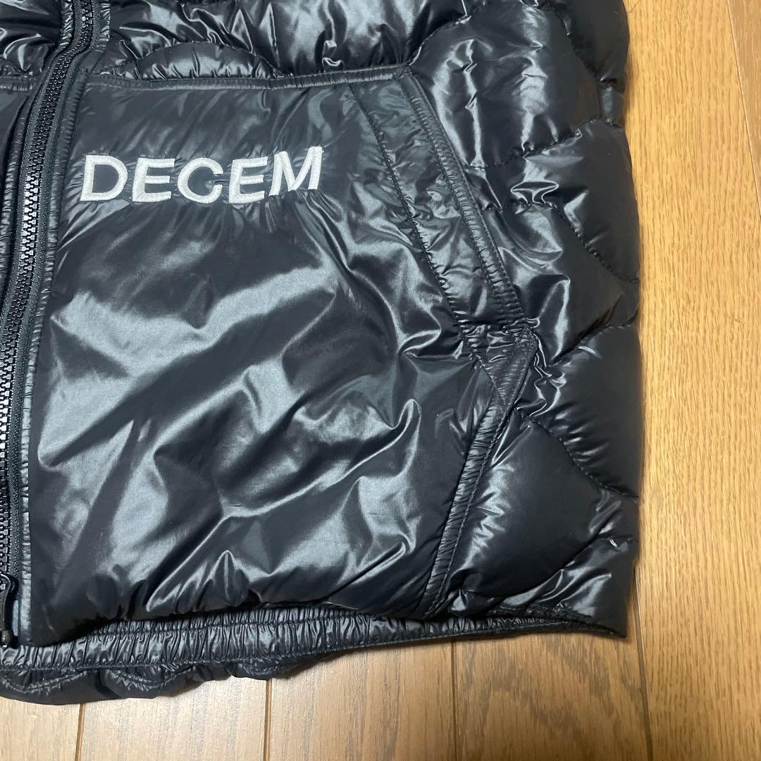 ディセンバーメイ ゴルフ ダウンベスト ブラックXL極美品