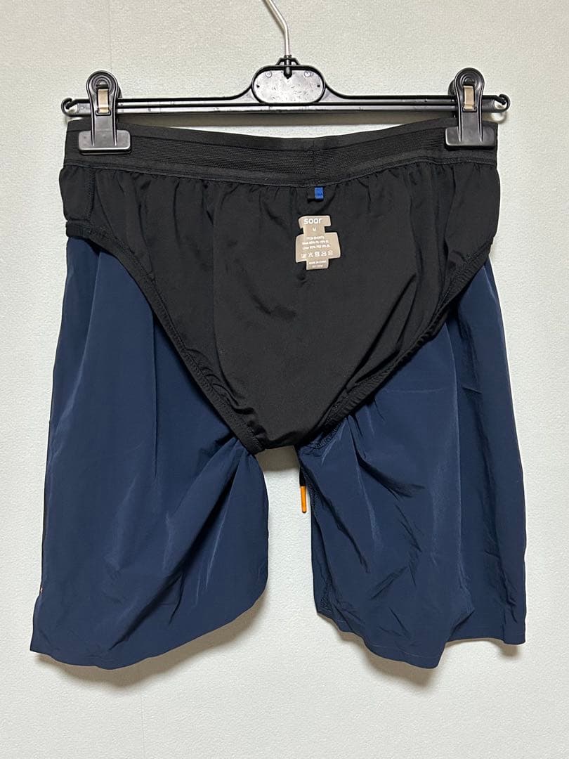 極美品 SOAR 17CM RunningShorts ランニングショートパンツ