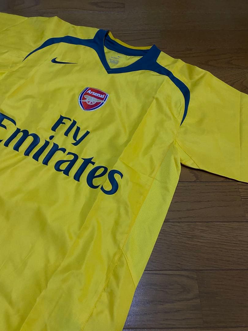 新品未使用タグ付き NIKE アーセナル 06-07 アウェイユニフォーム Ｍ