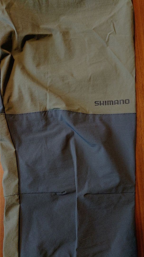 【新品未使用】シマノ コーデュラアクティブパンツWP-060Y M ダークカーキ