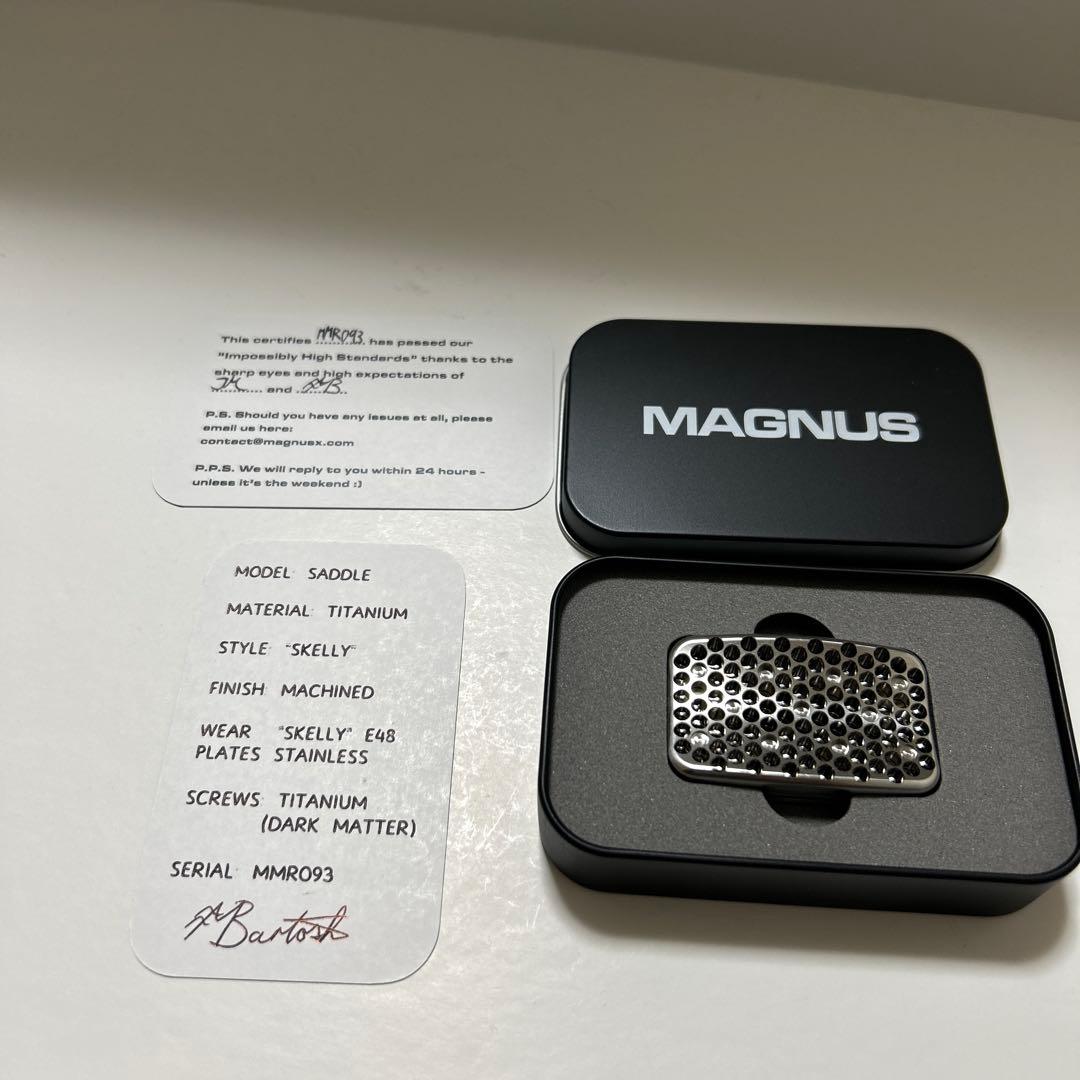 MAGNUS Skelly Saddle Titanium フィジェットトイ
