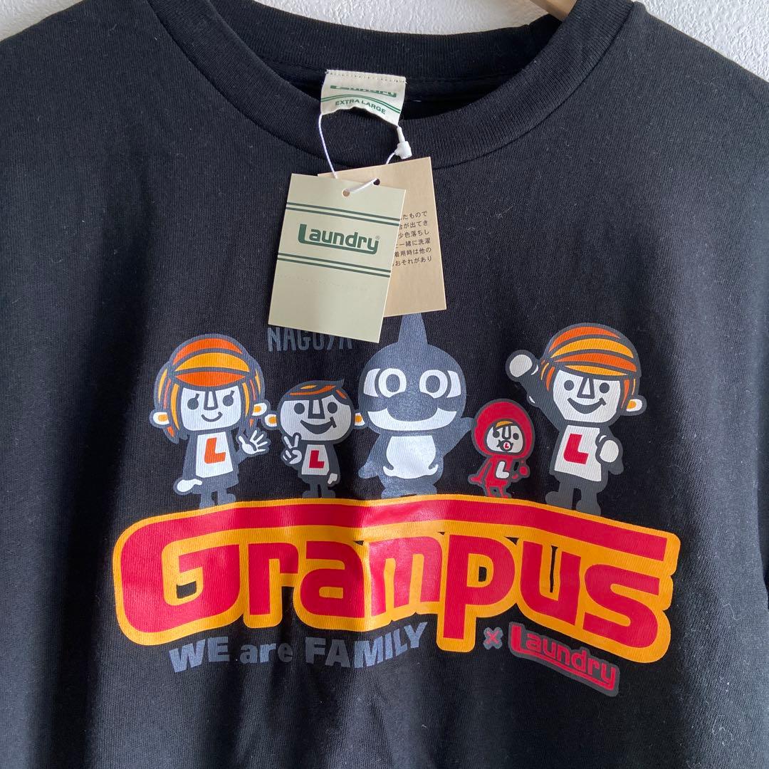 名古屋グランパス ランドリー コラボ Tシャツ 限定カラー 黒 XL 終売品