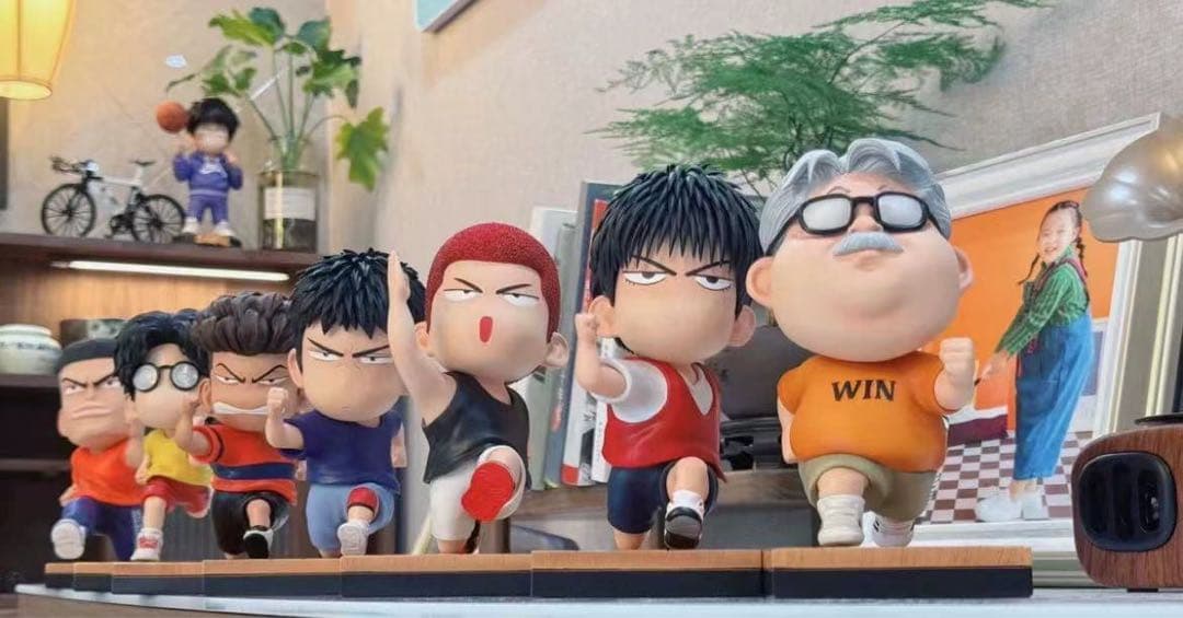 スラムダンク 翔北ランニング隊 7点  ガレージキット ガレキ スタチュー①