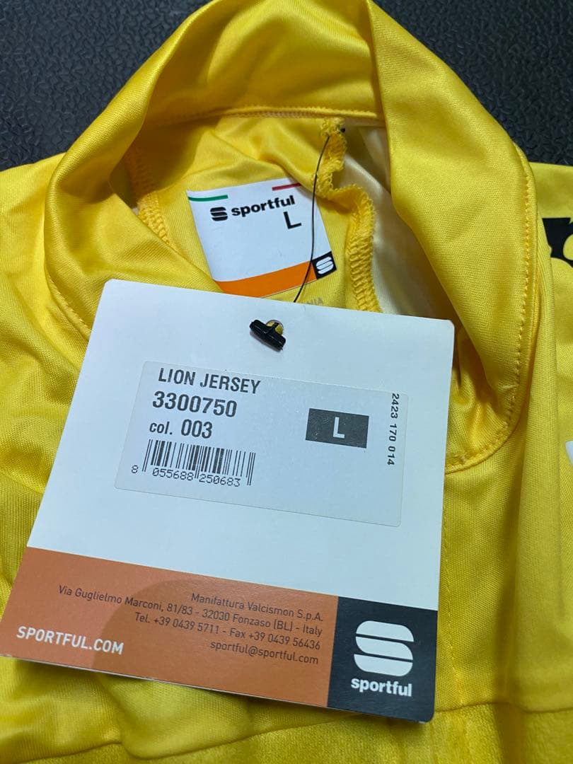 sportful ベルギーナショナルチームLIONジャージ　Lサイズ