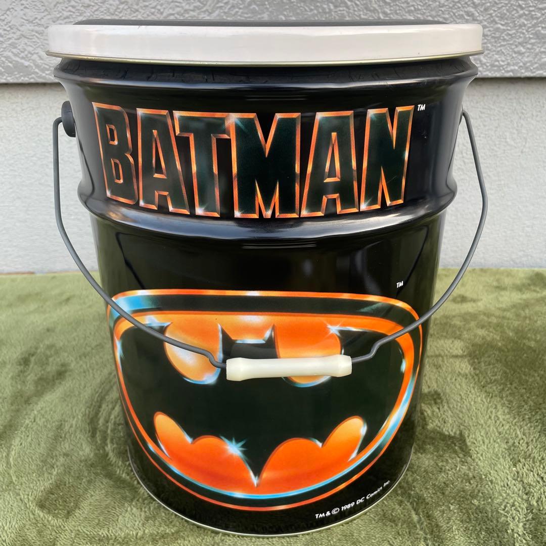 【激レア】1989年 バットマン ペール缶スツール 椅子 日本製 ヴィンテージ