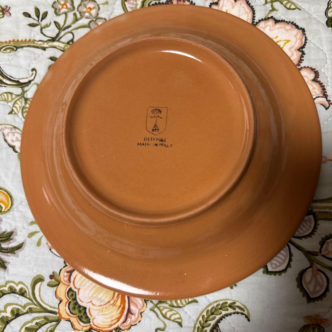 BITOSSI ビトッシ盛皿イタリア　ブルー&レッド