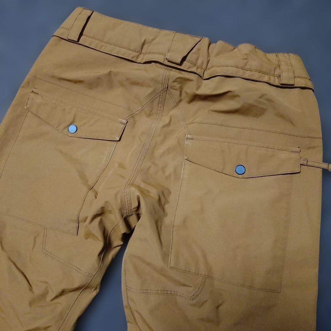 送料無料【VOLCOM】GORE-TEX キャメルスノボパンツ L