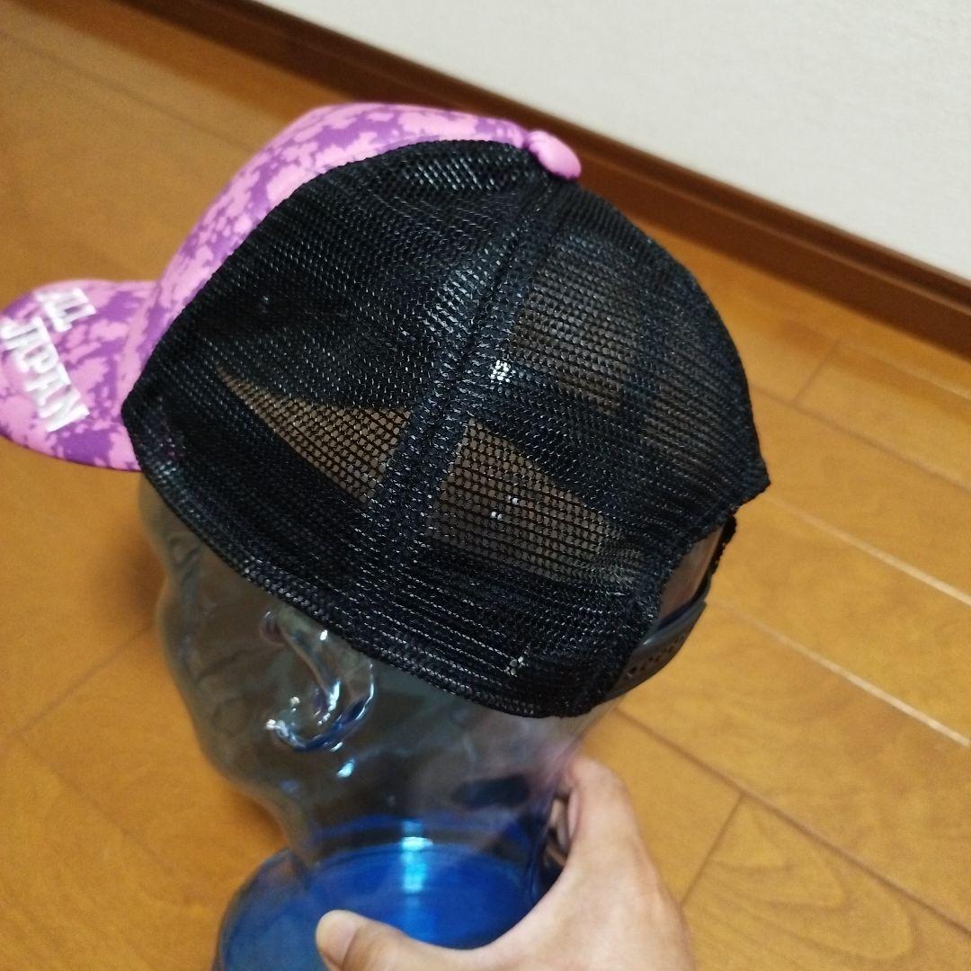 YONEX　オールジャパン　メッシュキャップ　ラベンダー　帽子