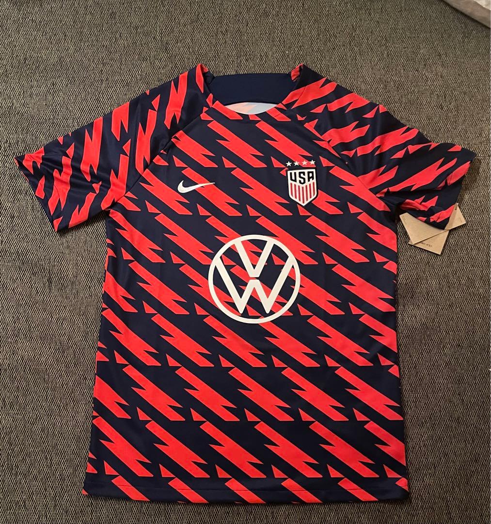 アメリカ代表　トレーニングシャツ　ユニフォーム NIKE　プリシッチ　ACミラン