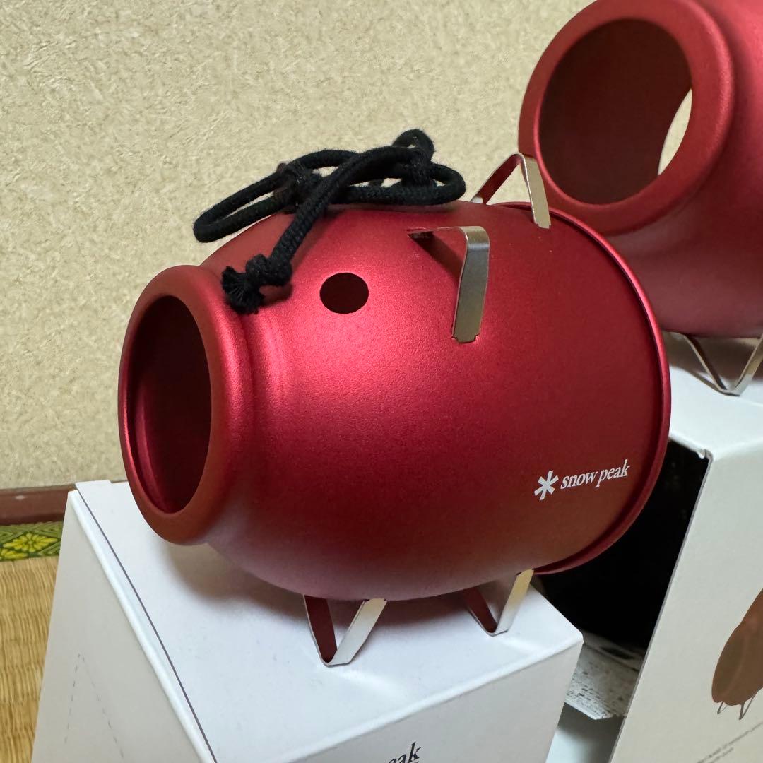 【新品】【超美品】蚊取り豚 レッド スノーピーク 雪峰祭2023 2025限定品
