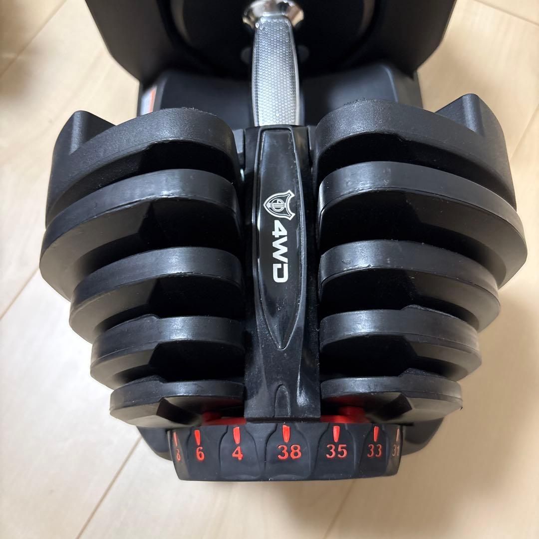 ②4WD 可変式ダンベル　4kg－38kg 17段階調節