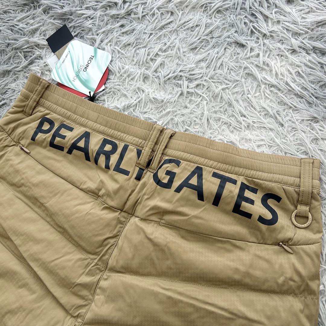 新品　パーリーゲイツ　パンツ　中綿　ストレッチ　ベージュ　防寒　サイズ6