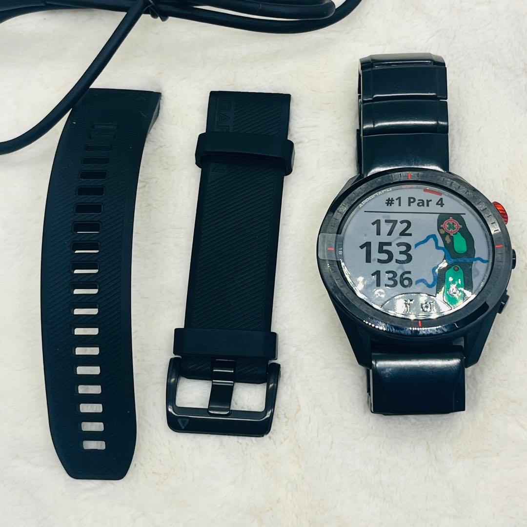 GARMIN APROACH S62 黒　ステンレスベルト付き