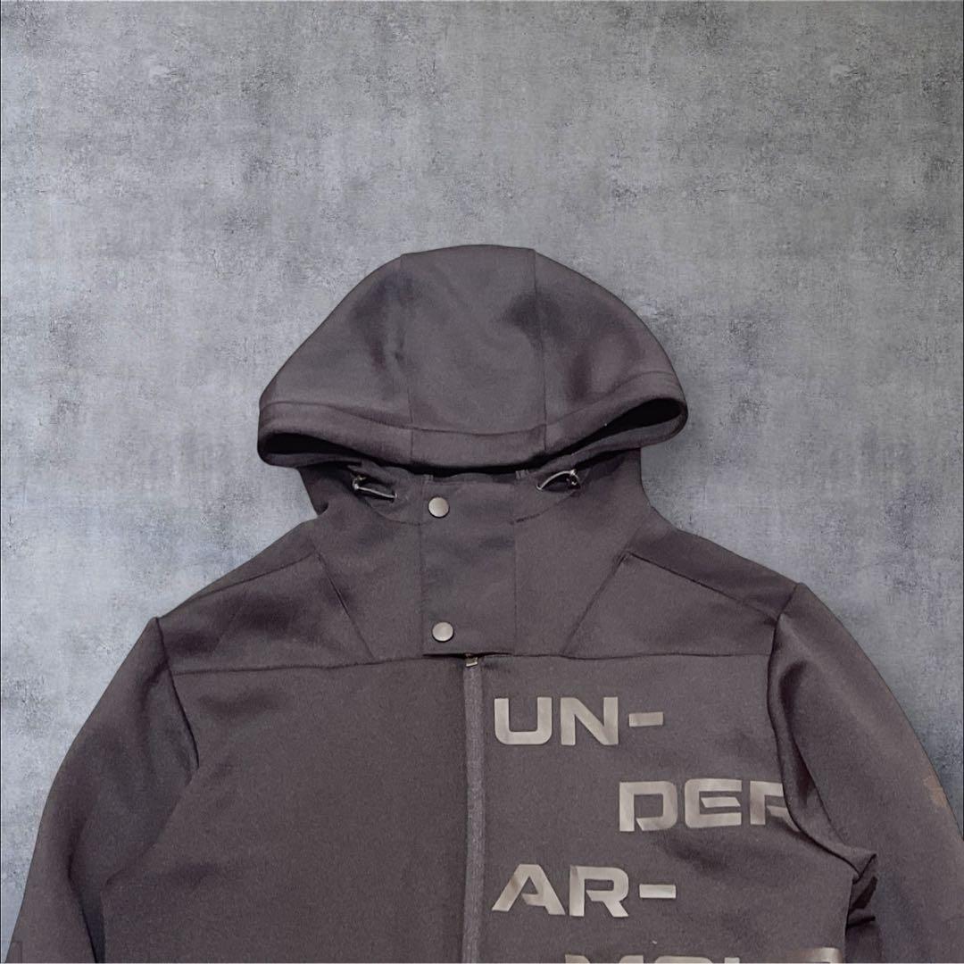 UA UNDER ARMOUR ハイブリッドニットジャケット ブラック L