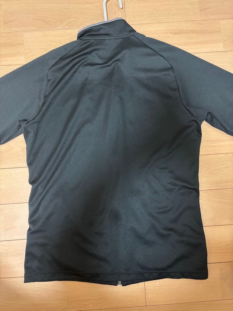 ミズノ 徳島ヴォルティス ジャージ上 ブラック フルジップ ポカリロゴ入り