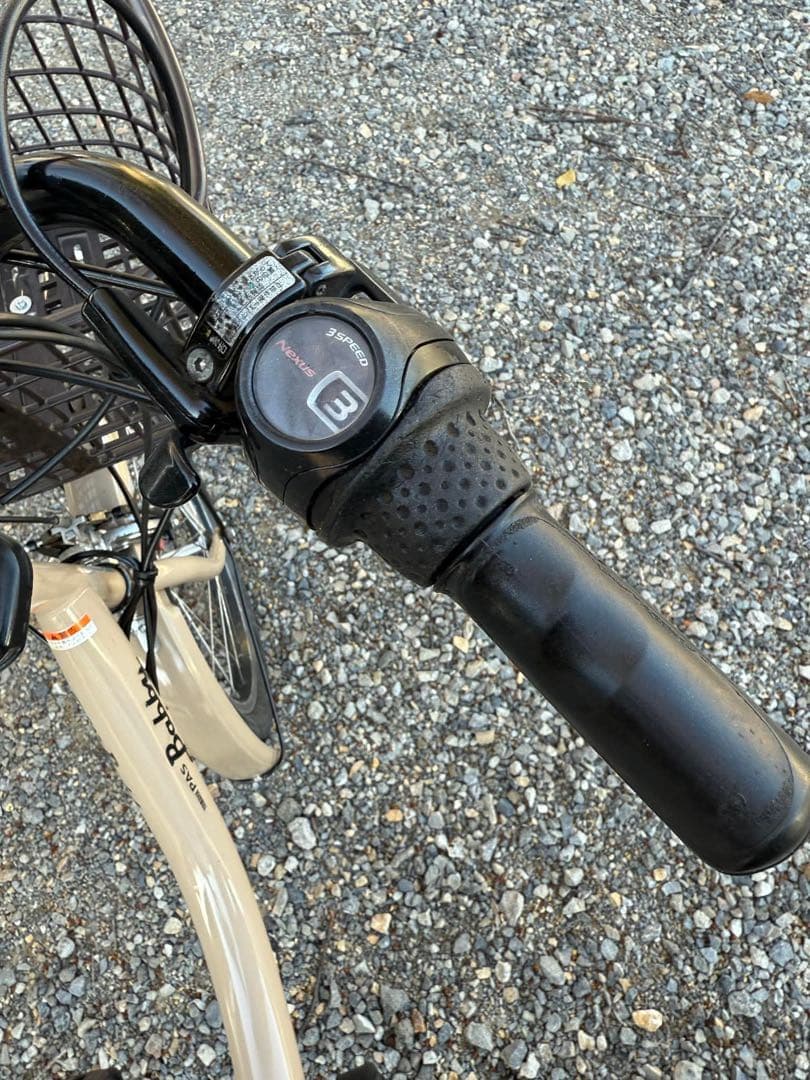 電動アシスト自転車 ベージュ シティタイプ