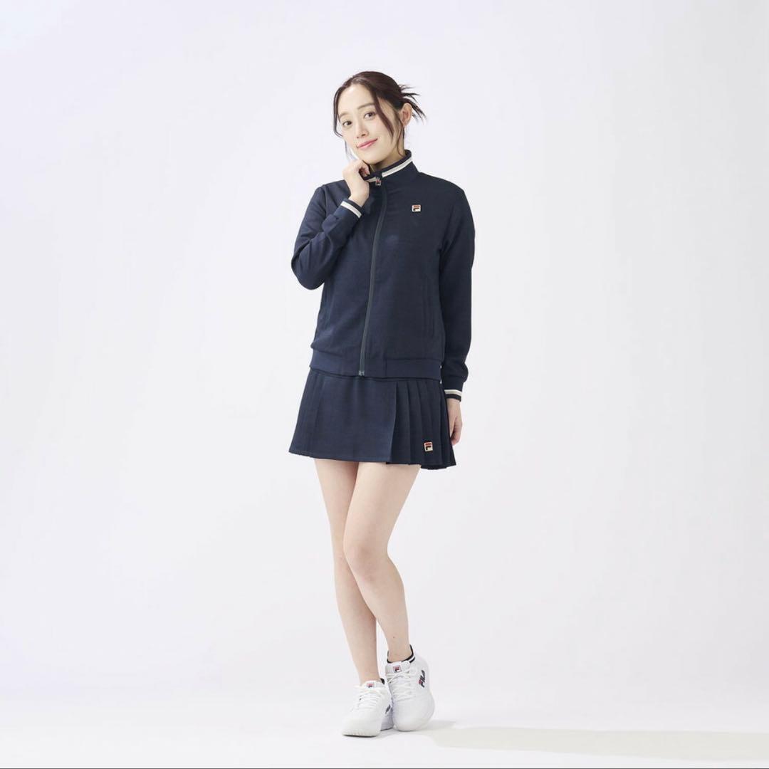 FILA フィラネイビー ジップアップジャケット