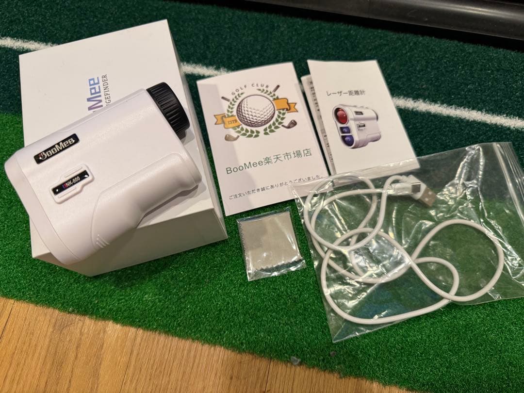 BooMee MK-800 ゴルフ用距離計 ホワイト