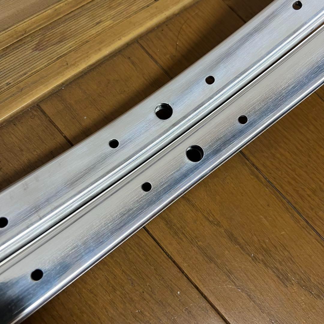 希少当時物ベルギーALESA鏡面仕上げクリンチャーリム 2本セット700C