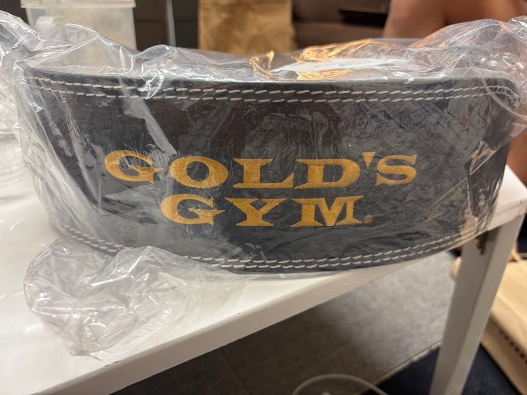 GOLD'S GYM トレーニングベルト Mサイズ ブラック