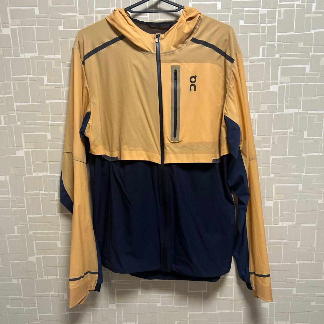 On Weather Jacket M オレンジ/ネイビー