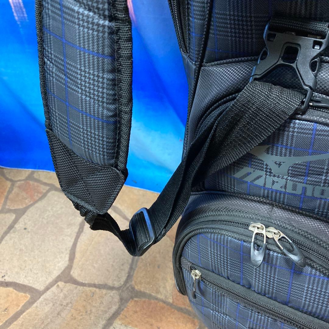 寶BU-1094 MIZUNO キャディバッグ チェック柄