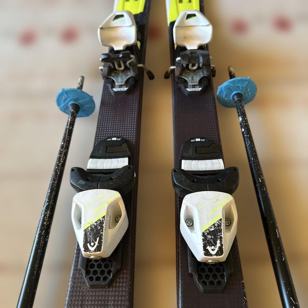 HEADスキー板147cm &軽量ストック100cm付き☆ワックス塗ります！